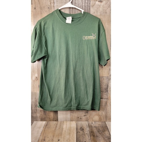 All American OutFitters Catahoula Bay'Em Up Boar Hunter Adult Tee Size Med - Picture 2 of 6